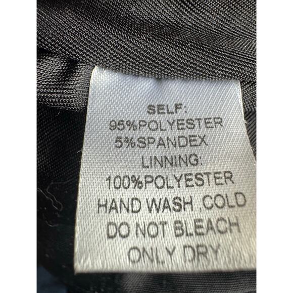 Black Fit & Flare Skater Dress V Neck Sleeveless Size S - Picture 6 of 12